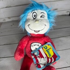 Aurora World Thing 2 Plush Dr Seuss Cat in the Hat 8" 2021